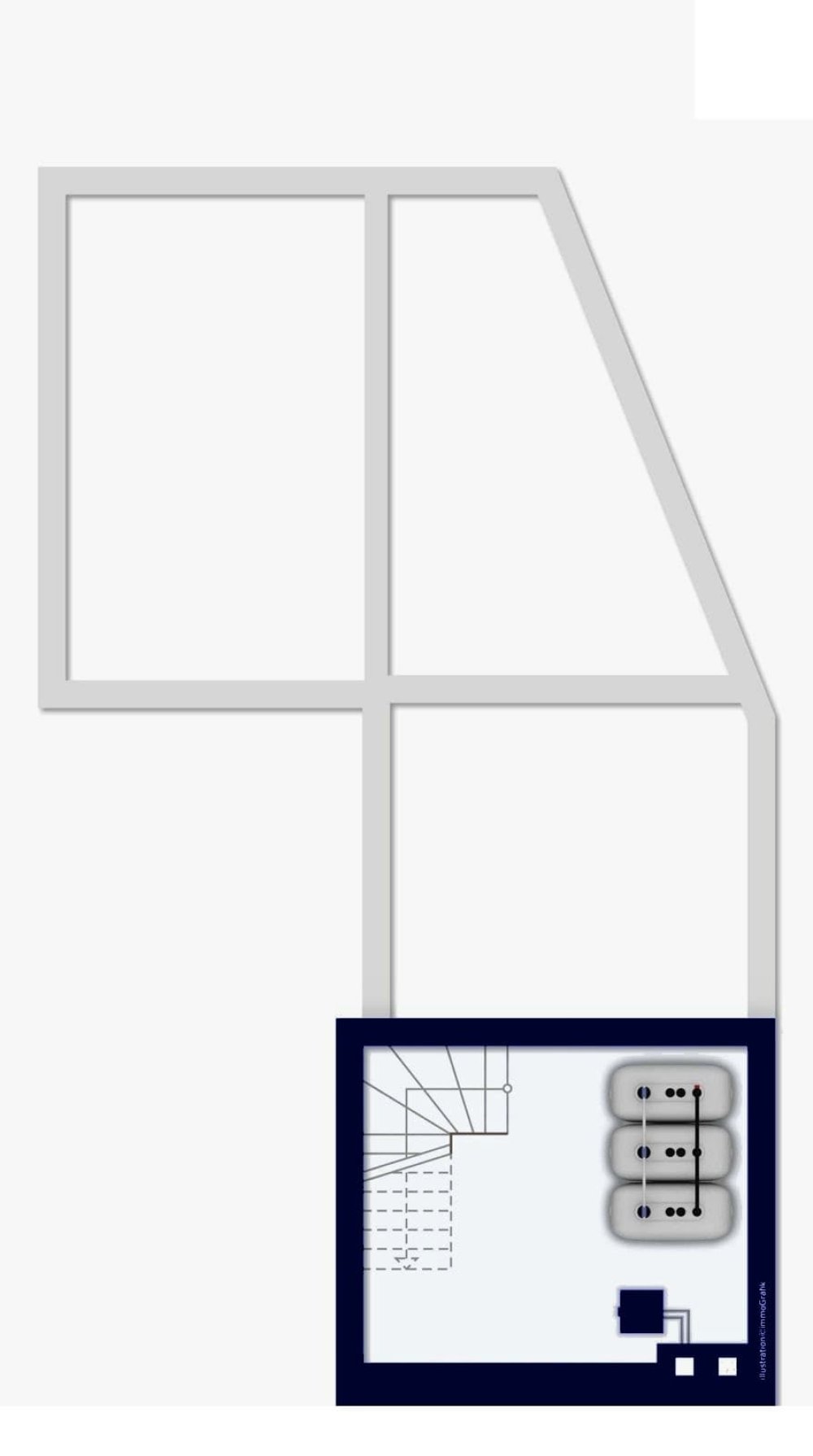 Grundriss Neubau (Kellergeschoss)