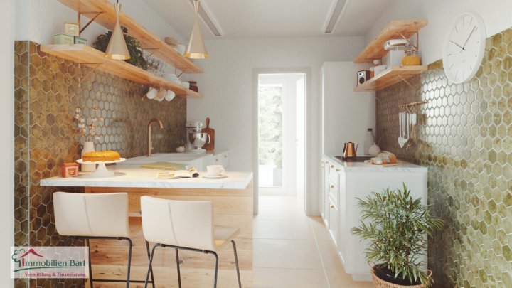 NEUBAUPROJEKT: BUNGALOW AUF 586 M² GROßEM, EBENEM GRUNDSTÜCK