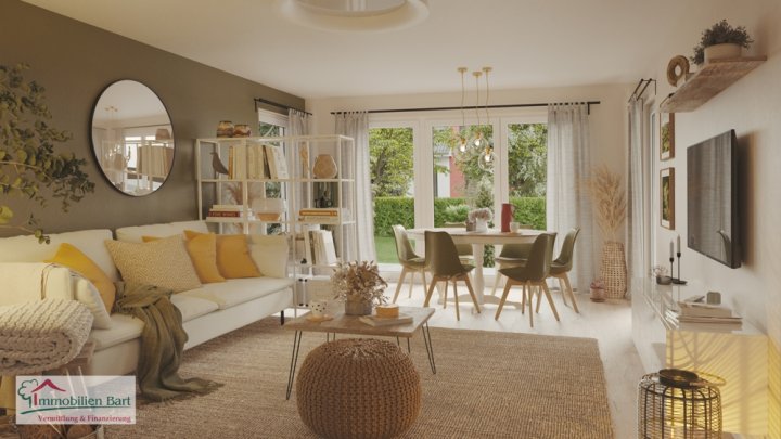 NEUBAUPROJEKT: BUNGALOW AUF 586 M² GROßEM, EBENEM GRUNDSTÜCK