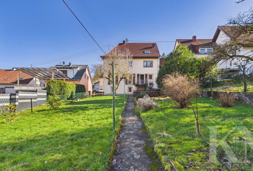 Garten Rückseite Haus 