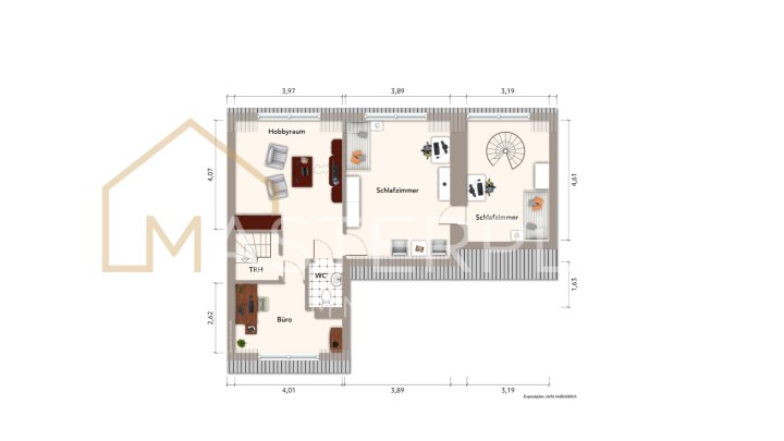 Vielseitig nutzbares Reihenendhaus mit großzügigem Platzangebot
