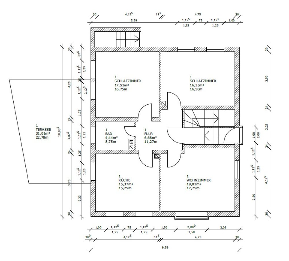Grundriss Erdgeschoss