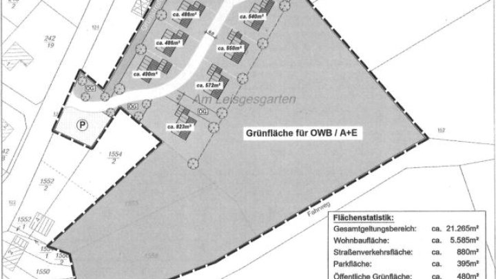 BAUTRÄGER UND INVESTOREN-Bauerwartungsland mit ca. 20.504 m² in Großbundenbach