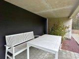 Gemeinschaftliche überdachte Terrasse