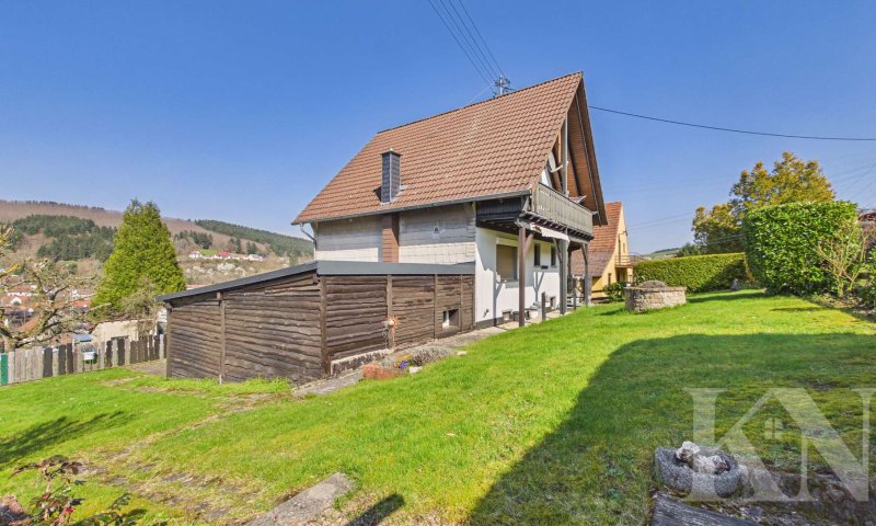 Freistehendes Einfamilienhaus mit Fernblick & großem Grundstück in Sankt Julian