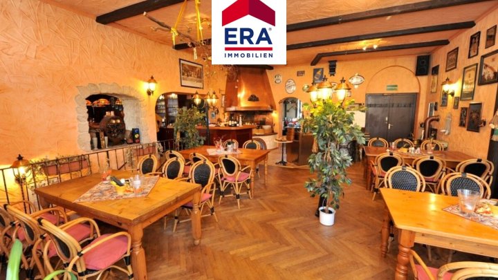 GASTRONOMIE UND WOHNEN MIT PANORAMABLICK IN BERUS.