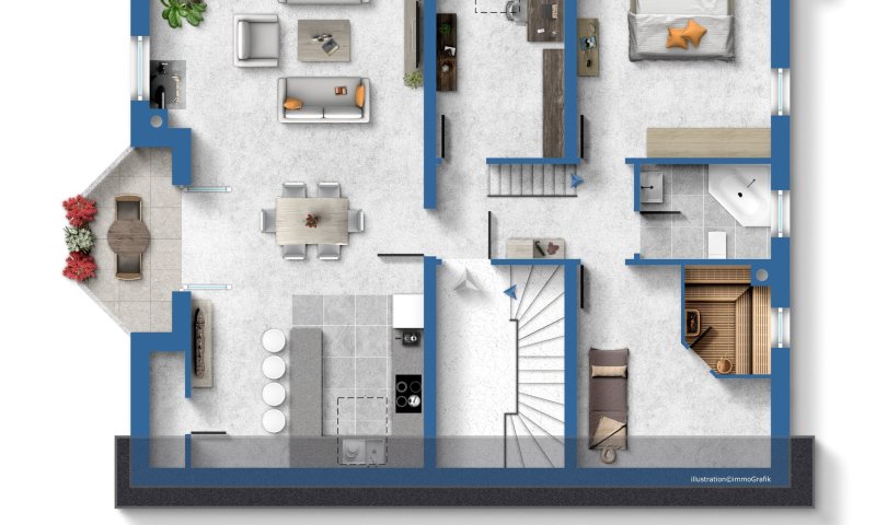 Moderne 4-Zimmer-Wohnung in neuwertigem Zustand in bevorzugter Homburger Wohnlage