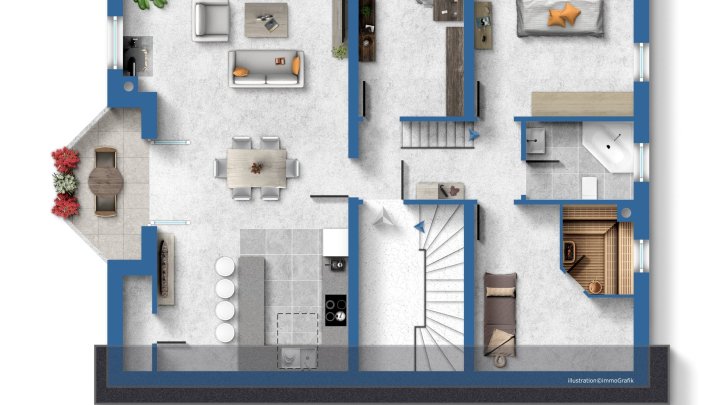 Moderne 4-Zimmer-Wohnung in neuwertigem Zustand in bevorzugter Homburger Wohnlage