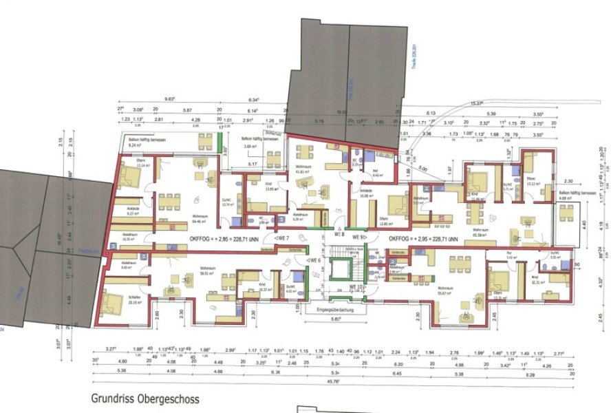 Grundriss Obergeschoss