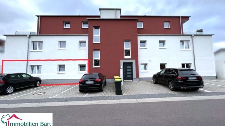 LOSHEIM AM SEE: SOFORT VERFÜGBAR IN RUHIGER WOHNLAGE!!! NEUWERTIGE 97 M² EG WOHNUNG, 2 SZ