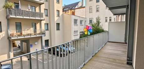 Überdachter Balkon