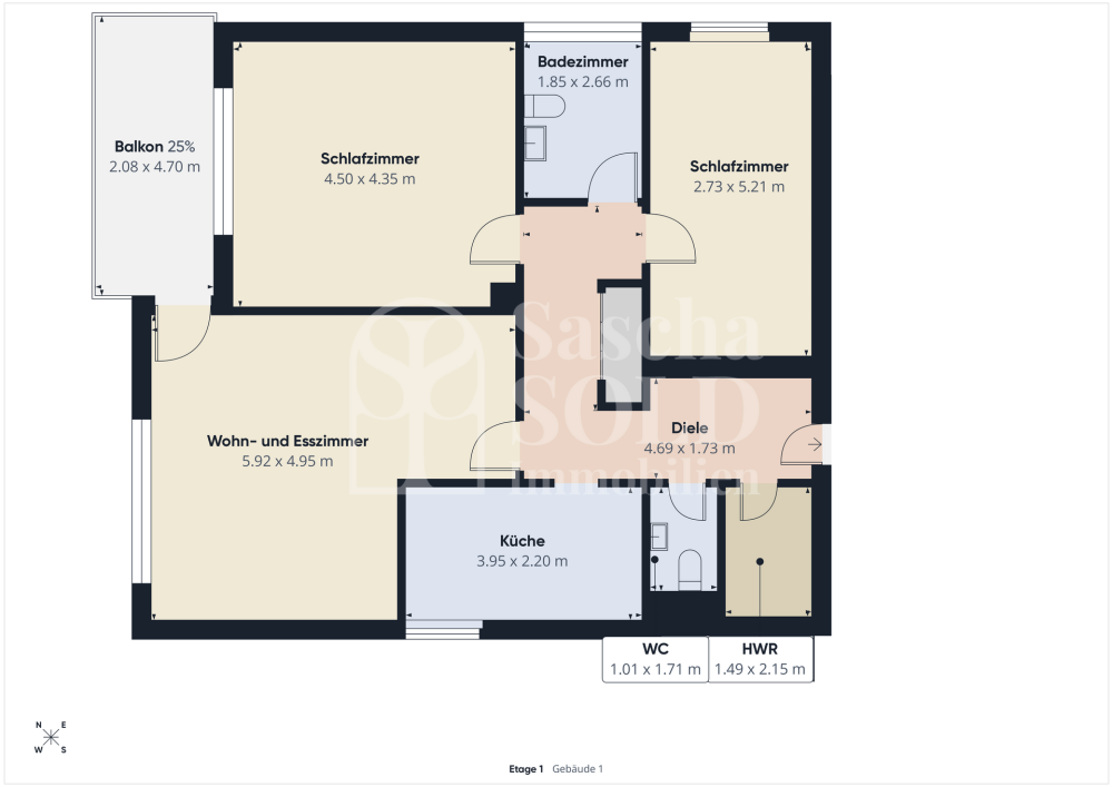 Grundriss Wohnung