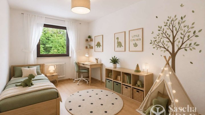Helle 3-ZKB-Wohnung mit gutem Grundriss, Balkon & Garage in beliebter Lage von St. Ingbert-Süd
